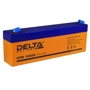 АКБ-2,2 Delta DTM Аккумуляторная батарея 12 В, 2,2 Ач.