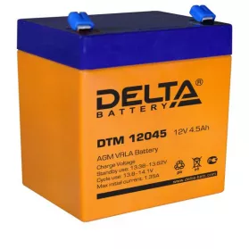 АКБ- 4,5 Ач Delta DTM Аккумуляторная батарея 12В, 4,5 Ач.