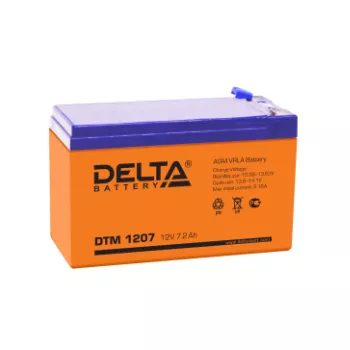 АКБ-7 Delta DTM Аккумуляторная батарея 12В, 7 Ач.