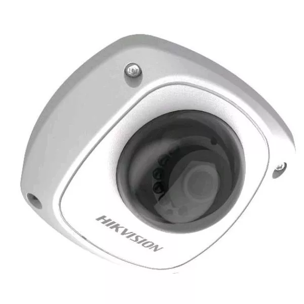 DS-2CD2512F-IS  1.3Мп Купольная компактная вандалозащищенная IP-камера, фиксированный объектив