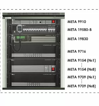МЕТА 19580-24 Селектор зон оповещения на 24 зоны