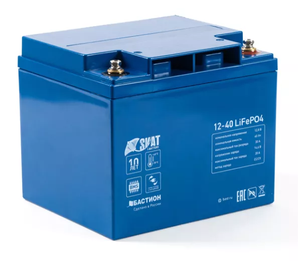 Skat i-Battery 12-40 LiFePo4 Аккумуляторная батарея 12В, 40 Ач.